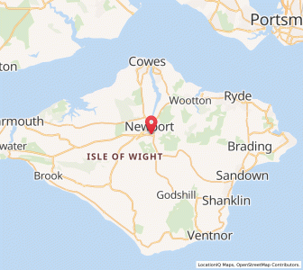 Map of Shide, EnglandEngland