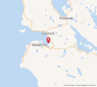 Map of Shieldaig, ScotlandScotland