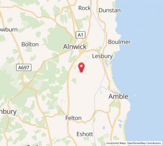 Map of Shilbottle, EnglandEngland