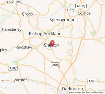 Map of Shildon, EnglandEngland