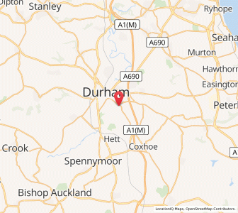 Map of Shincliffe, EnglandEngland