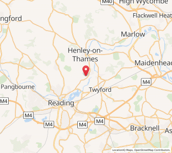 Map of Shiplake, EnglandEngland