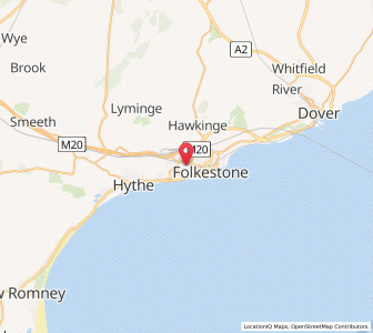 Map of Shorncliffe Camp, EnglandEngland