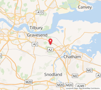Map of Shorne, EnglandEngland