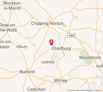 Map of Shorthampton, EnglandEngland