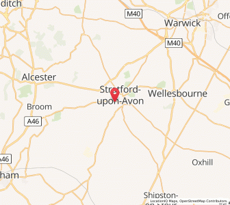 Map of Shottery, EnglandEngland
