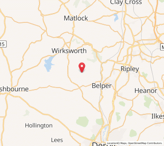 Map of Shottle, EnglandEngland