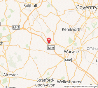 Map of Shrewley, EnglandEngland