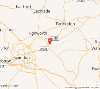 Map of Shrivenham, EnglandEngland