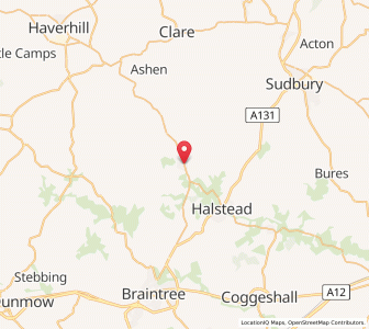Map of Sible Hedingham, EnglandEngland