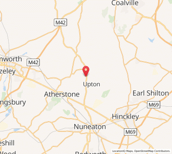 Map of Sibson, EnglandEngland