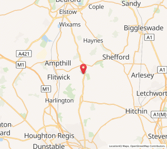 Map of Silsoe, EnglandEngland
