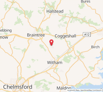 Map of Silver End, EnglandEngland
