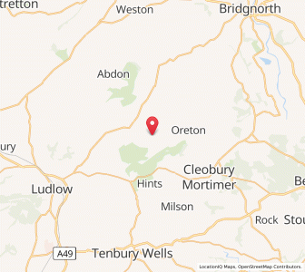Map of Silvington, EnglandEngland