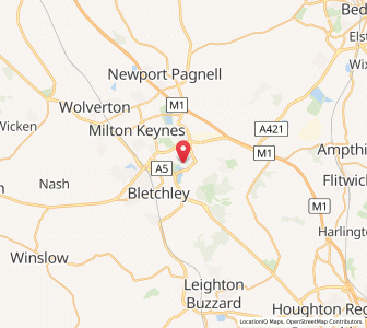 Map of Simpson, EnglandEngland