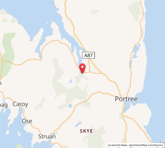 Map of Skeabost, ScotlandScotland