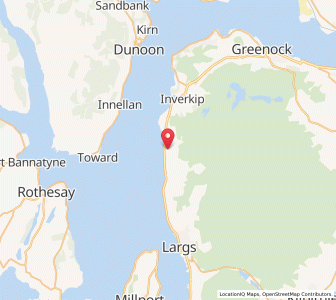 Map of Skelmorlie, ScotlandScotland