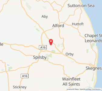 Map of Skendleby, EnglandEngland
