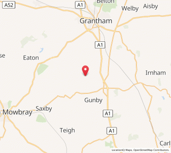 Map of Skillington, EnglandEngland