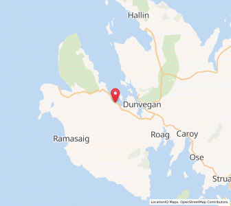 Map of Skinidin, ScotlandScotland
