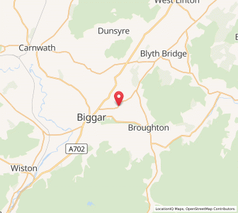 Map of Skirling, ScotlandScotland