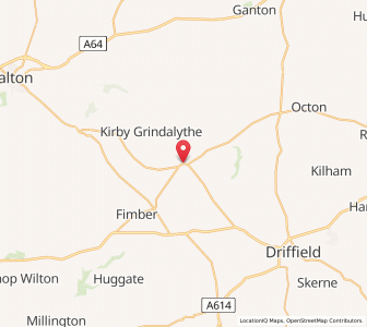 Map of Sledmere, EnglandEngland