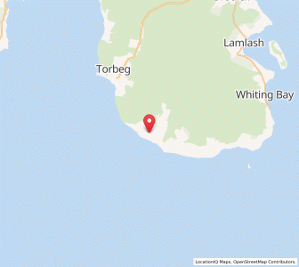 Map of Sliddery, ScotlandScotland