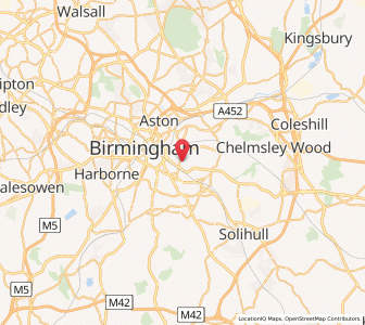 Map of Small Heath, EnglandEngland