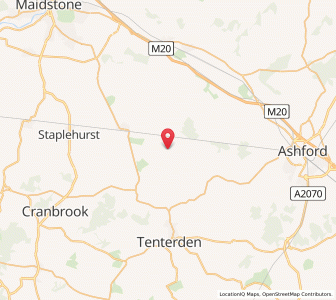 Map of Smarden, EnglandEngland
