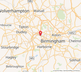 Map of Smethwick, EnglandEngland