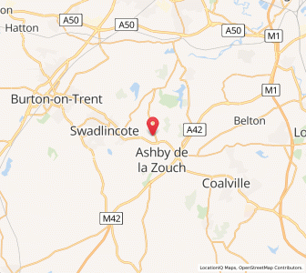 Map of Smisby, EnglandEngland
