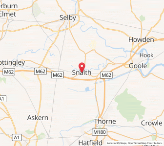 Map of Snaith, EnglandEngland