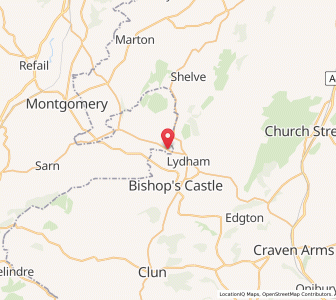 Map of Snead, WalesWales