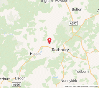 Map of Snitter, EnglandEngland