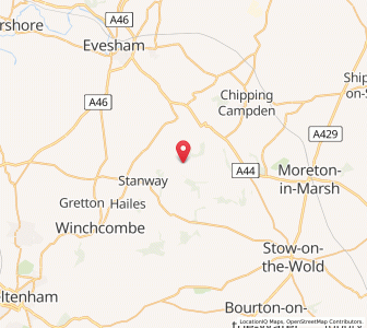 Map of Snowshill, EnglandEngland