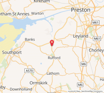 Map of Sollom, EnglandEngland