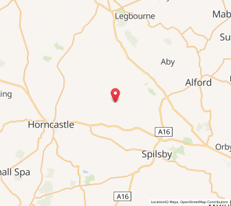 Map of Somersby, EnglandEngland
