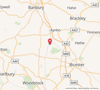 Map of Somerton, EnglandEngland