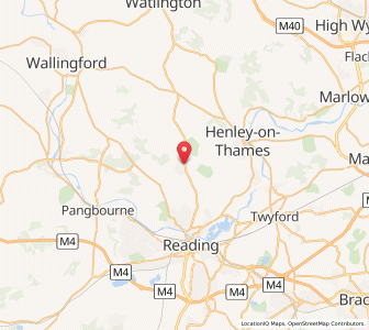 Map of Sonning Common, EnglandEngland