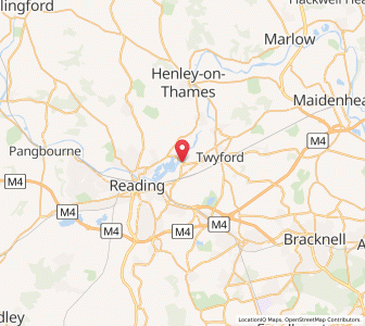 Map of Sonning, EnglandEngland