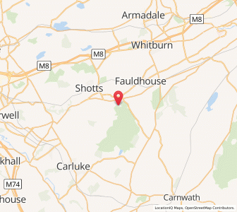 Map of South Cobbinshaw, ScotlandScotland