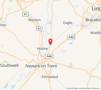 Map of South Collingham, EnglandEngland