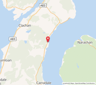 Map of South Crossaig, ScotlandScotland