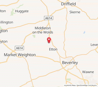 Map of South Dalton, EnglandEngland