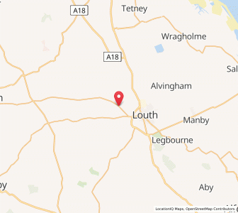 Map of South Elkington, EnglandEngland