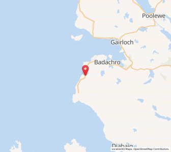 Map of South Erradale, ScotlandScotland