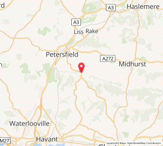 Map of South Harting, EnglandEngland