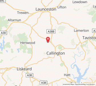 Map of South Hill, EnglandEngland