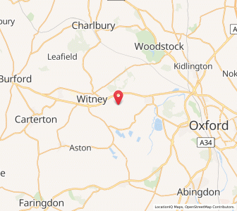 Map of South Leigh, EnglandEngland