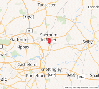 Map of South Milford, EnglandEngland